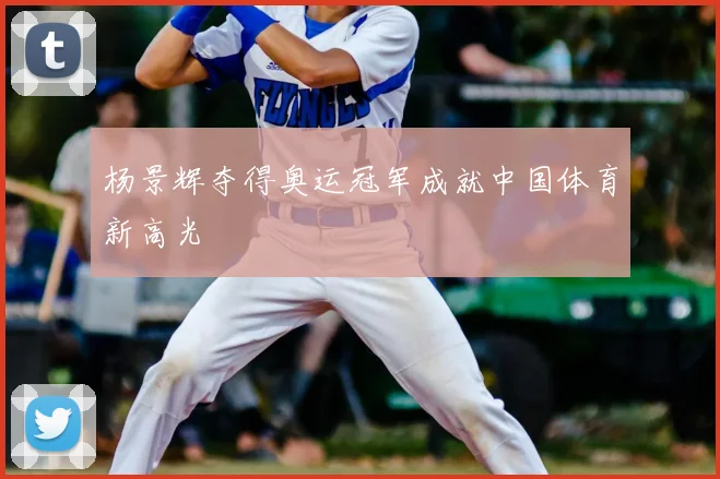 杨景辉夺得奥运冠军成就中国体育新高光
