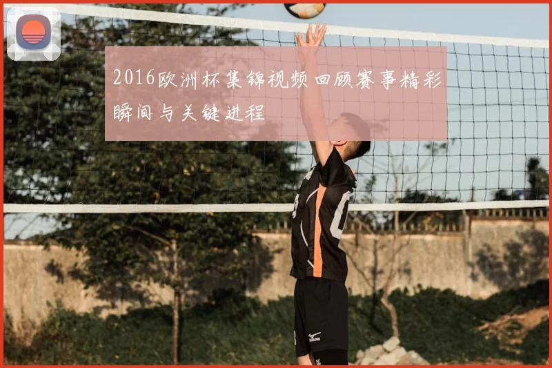 2016欧洲杯集锦视频回顾赛事精彩瞬间与关键进程